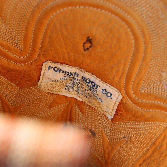 🐘 Ponder Custom Elephant Cowboy Boots | Tan | French Toe | Men’s 9 D | Boutique - Picture 2 of 9